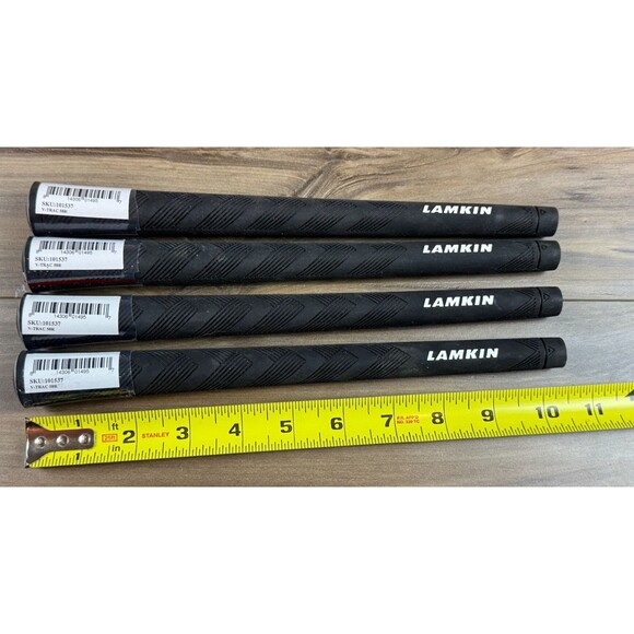 Lamkin V-Trac Standard Golf Grips (Set of 4) Black New - Picture 3 of 3